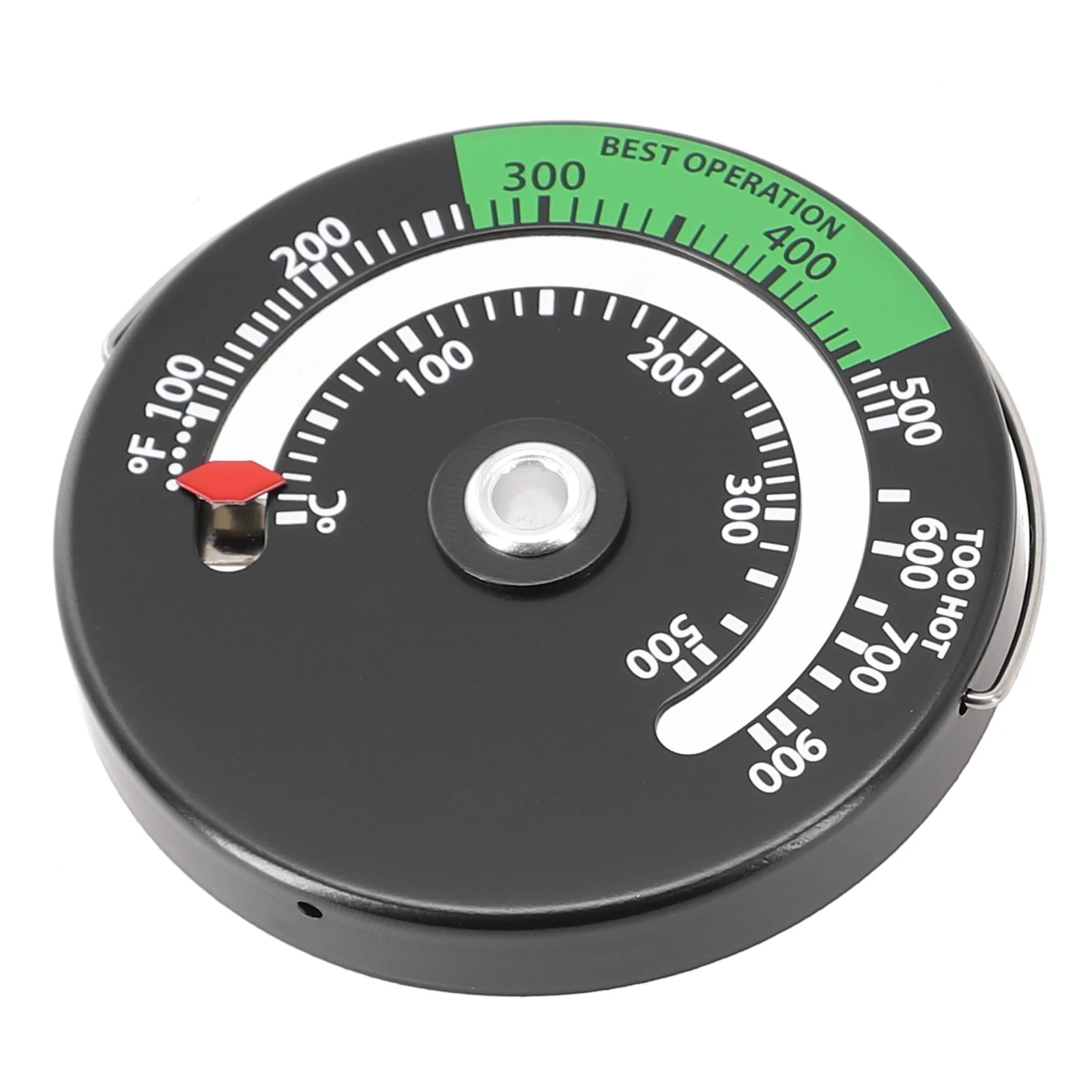 Magnetyczny termometr kominkowy ze stopu aluminium piec na drewno termometr rurowy termometr kominowy