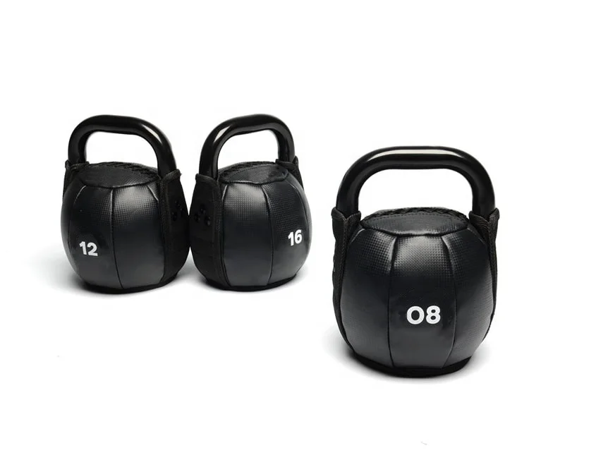 

Fitness Soft Surface PU Compound 6kg Kettlebell With Special Plastic or Steel Handle