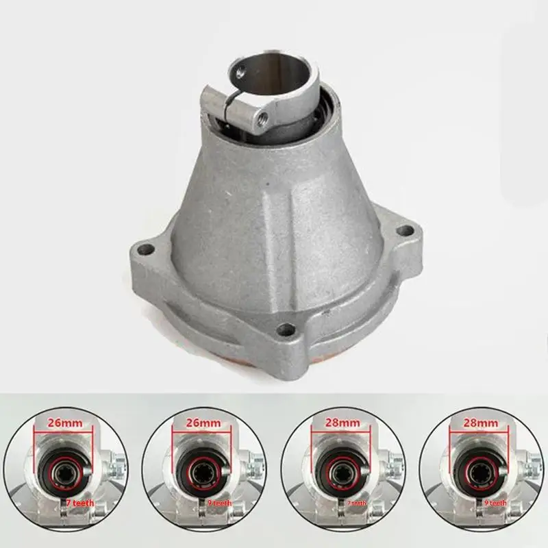 Garden Power Tool Accessories Universal Output Block 26mm 28mm 7 Teeth 9 Teeth For Gasolene Brush Cutter