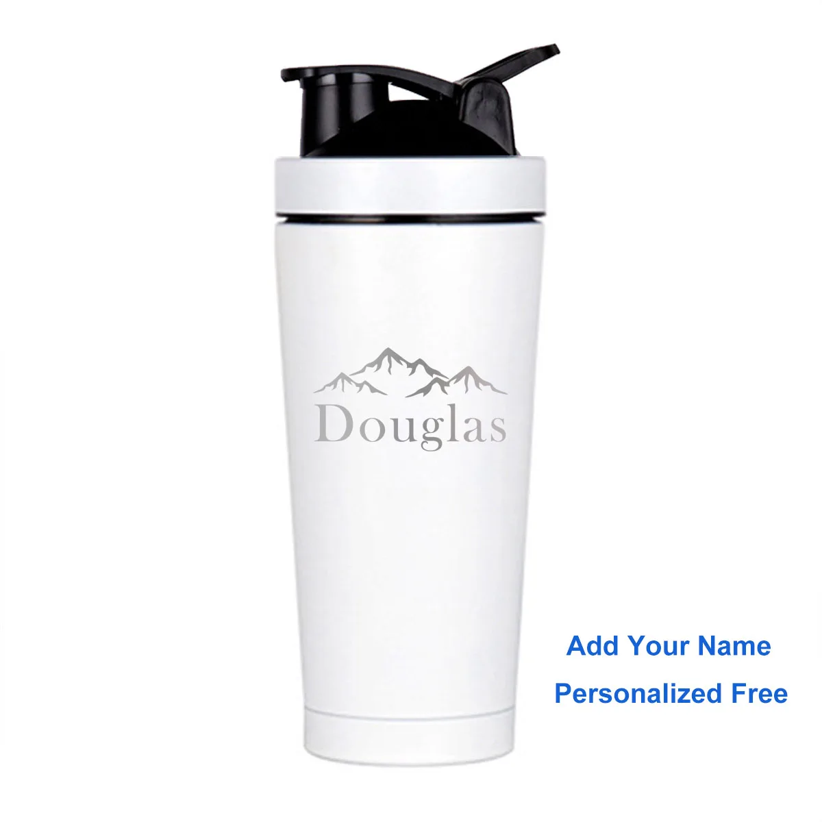 24 OZ Protein Shaker Bottles for Protein Mixes, Dishwasher Safe Shaker Cups for Protein Shakes, Personalized Gift for Friends