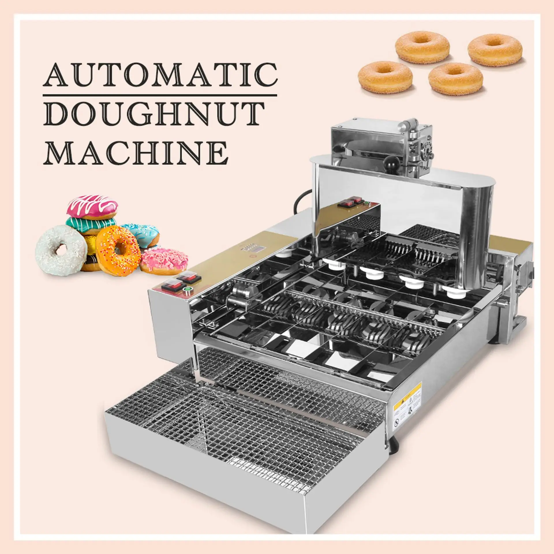Durable Manual Commercial Doughnut Maker (42kg, 1-Year Warranty Included)