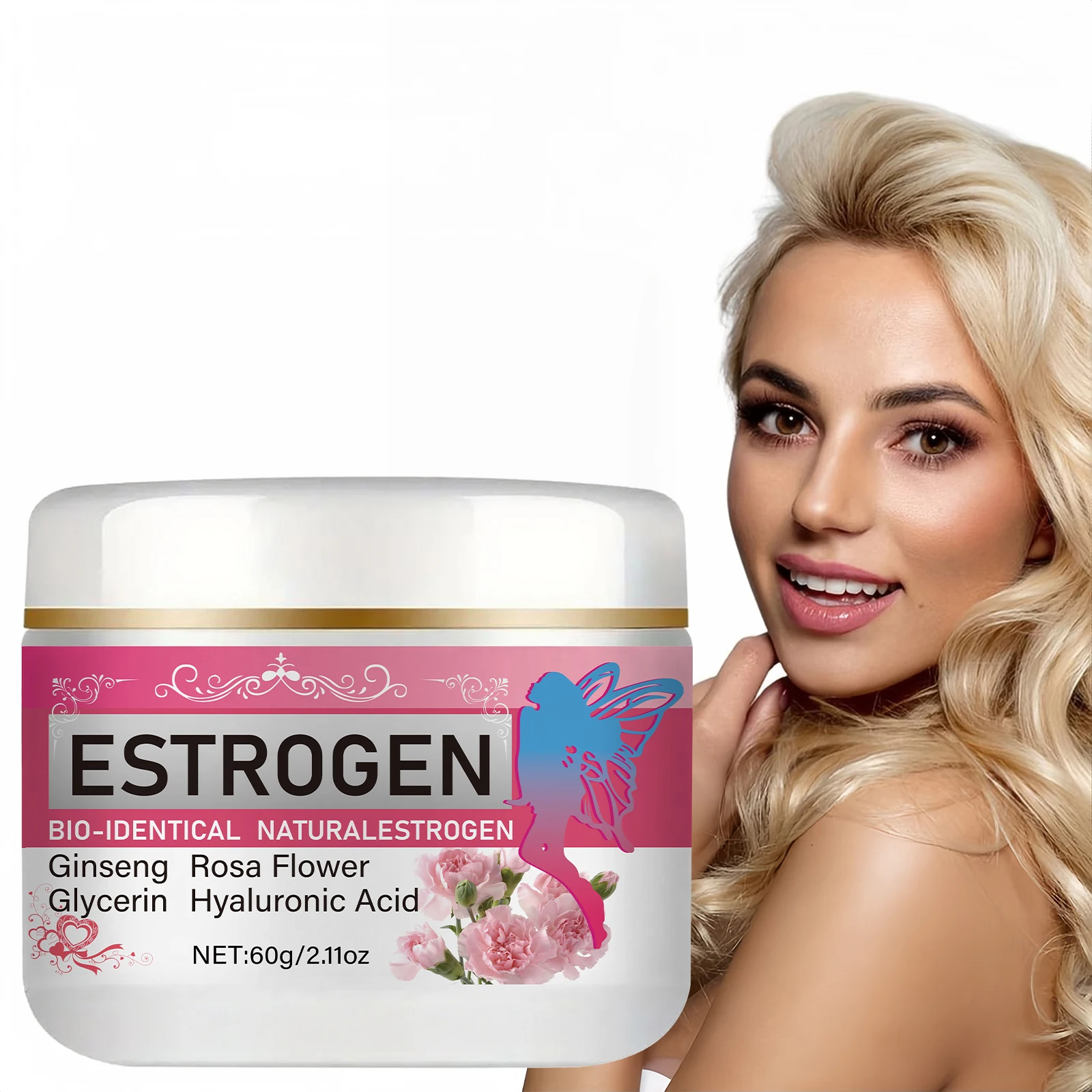 Estrogen Emotion Care Cream - Formula, Alcohol-Free Formula, Suitable for All Skin Types, Moisturizing, Fresh Fragrance, Women's Skin Care Product