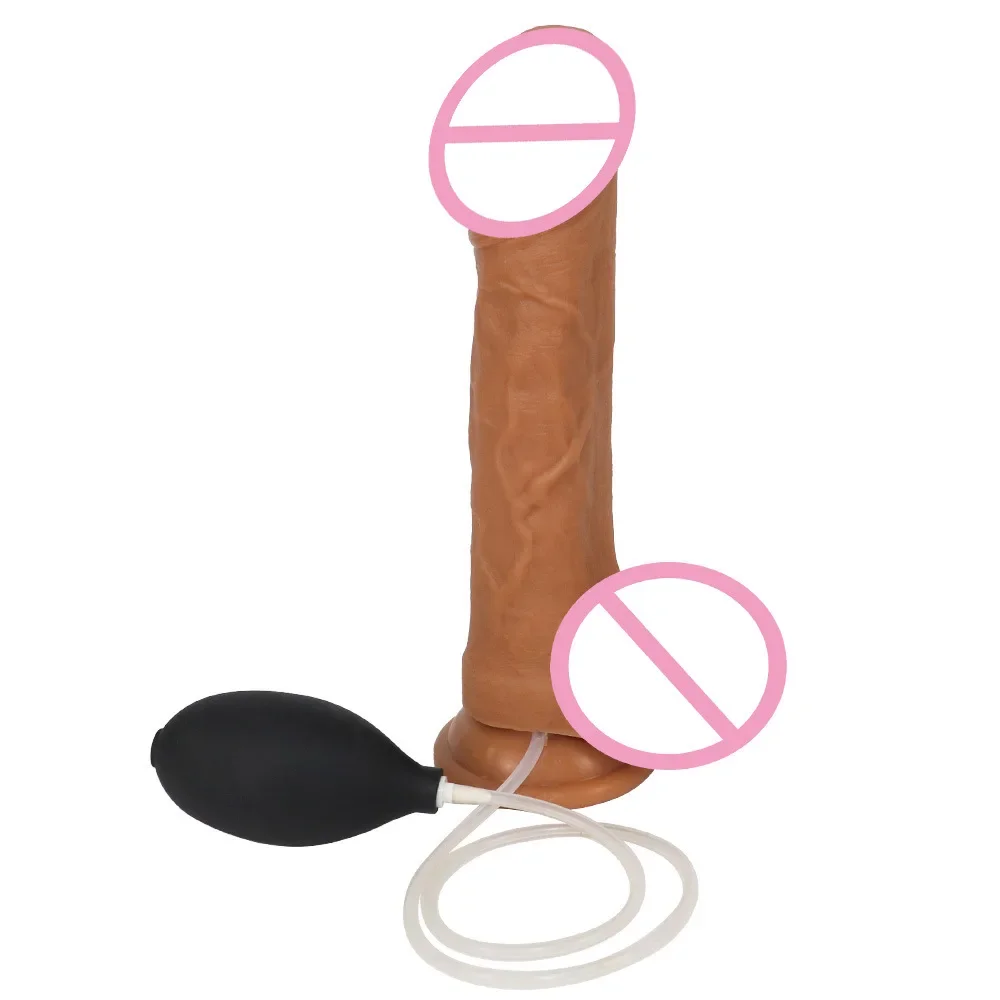 Ejaculating Realistic Spray Water Penis with Suction Cup for Women Big Dick Dildo Vagina Massager Masturbation Lesbain Sex Toy