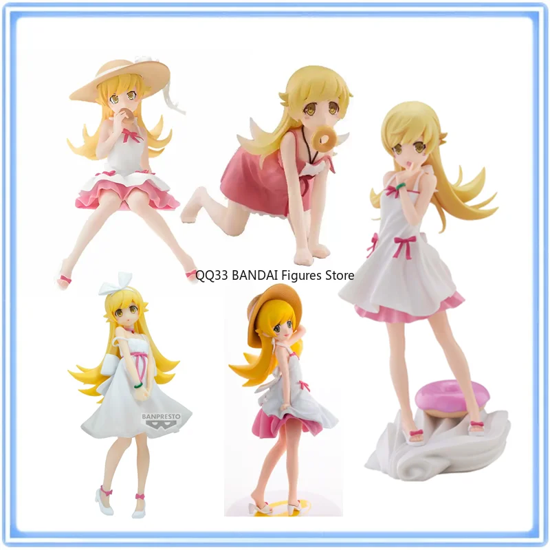 

Original Anime Figure Shinobu Oshino Dessert Series Relax Time Action Figure Model Collectibles Desktop Cute Ornaments