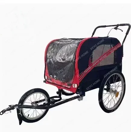 Portable Going Out Pet Bicycle Trailer Cat Dog Stroller Outdoor Riding Pull Cargo Trailer