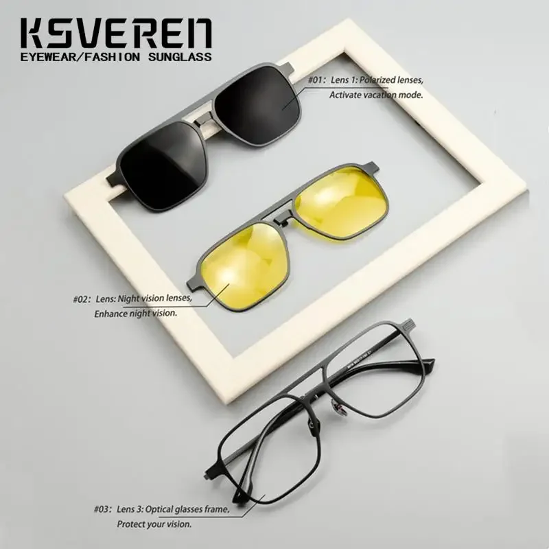 사각형 남자 광변색 독서 안경 처방 안경 광학 안경 돋보기 안경 안경 프레임 안경 KSVEREN