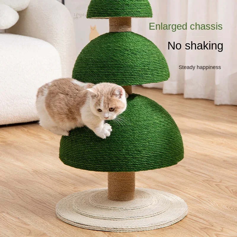 Cat Tree Cat Climbing Frame Wear-resistant Shaft Sisal Pet Toy Integrated Cat Tower Pet Supplies