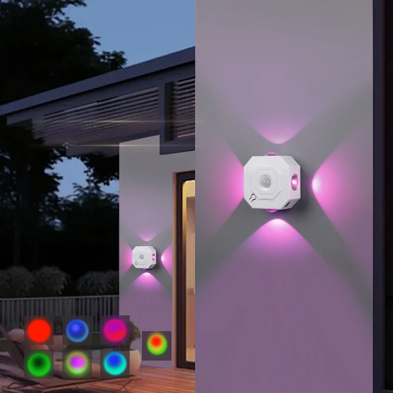 

One sensor and four cat's eye lights can be attached anywhere, suitable for wardrobes, kitchens, corridors and staircases