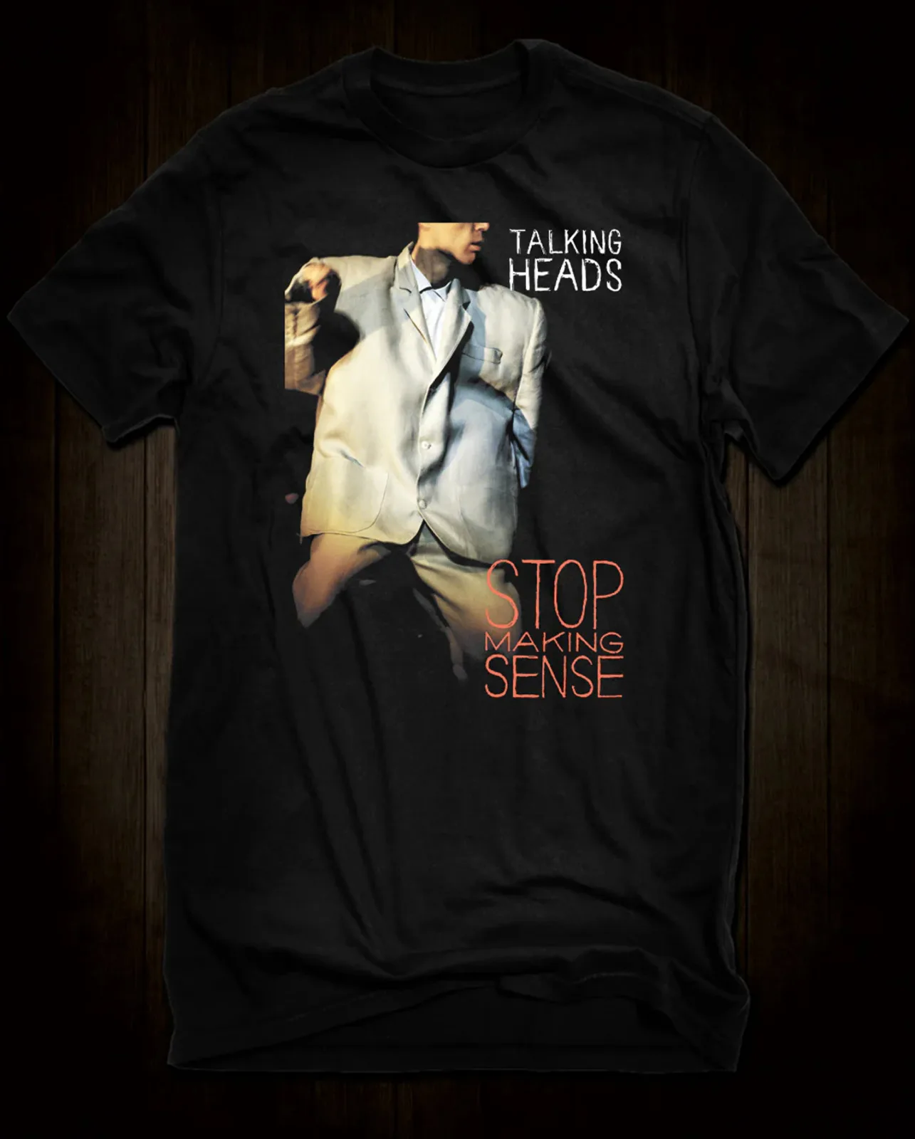 Talking Heads band Stop making sense black T-shirt Short sleeve S-5Xl