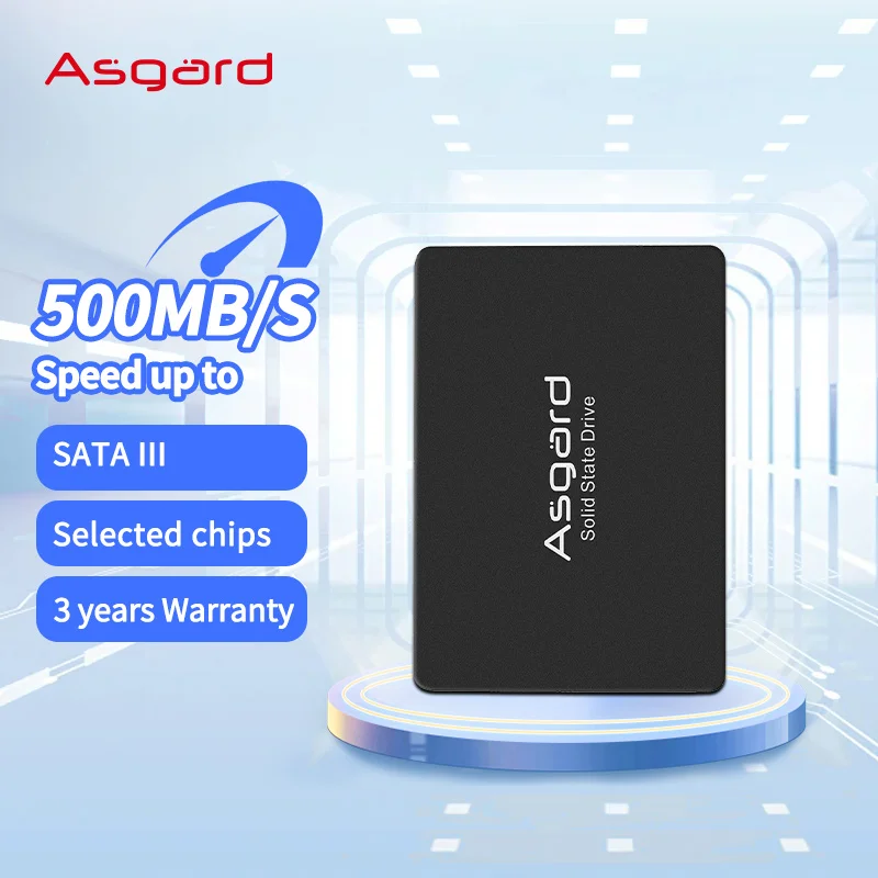 Asgard-Disque dur SSD, SATA3, série AS et HEL, 256 Go, 512 Go, 1 To, 2 To, 2.5, pour ordinateur portable et de bureau