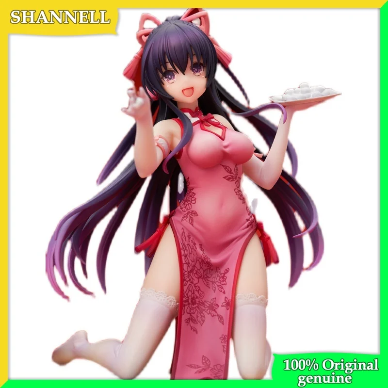 APEX Date a Live Yatogami Tōka Cheongsam 100% Original genuine 15cm PVC Action Figure Anime Figure Model Toys Figure Doll Gift