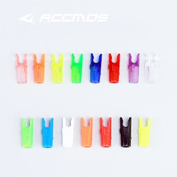 50 adet Okçuluk ID3.2/4.2/6.2/5.2/8mm Ok Alüminyum Pin veya Plastik L Nock Karbon Ok Mili Bileşik Yay Fiber Avcılık Çekim