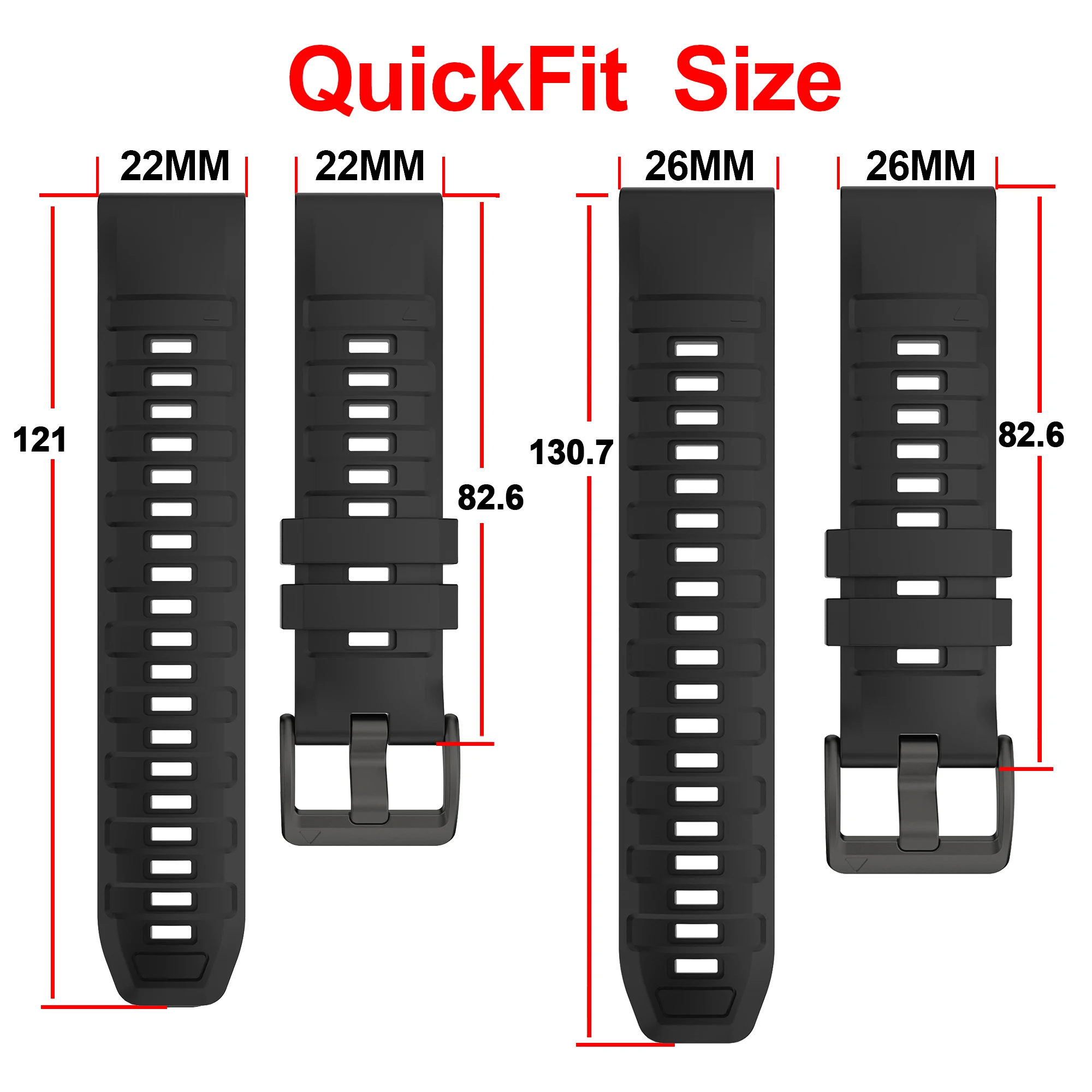 1:1 Fenix 8 Watchband QuickFit 22 26mm Strap for Garmin Fenix 5 5X Plus 6 6X Pro 7 7X 8 Epix Pro Tactix Quatix 47 51mm Bracelet view 4