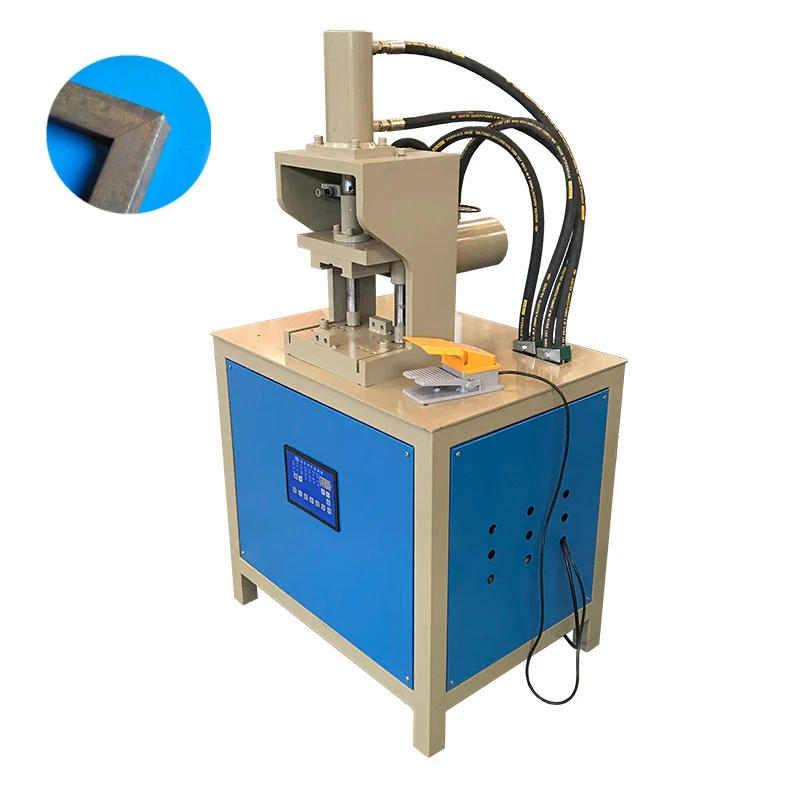 China Professional Manufacturer Hydraulic Corner Cutter Portable Stainless Steel Pipe Angle Punching Notching Machine