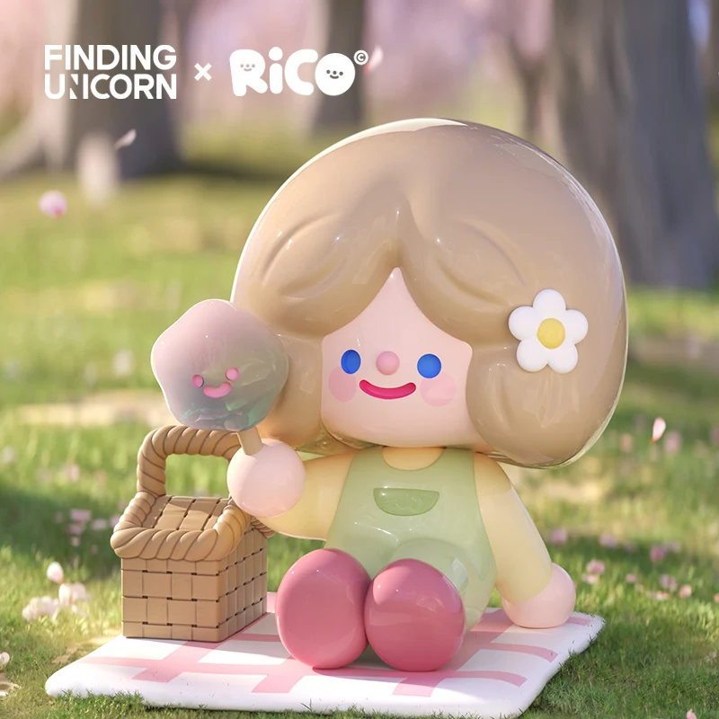 

Finding Unicorn RiCO Happy Picnic Together Series Blind Box Spring Kawaii Action Figures Mystery Christmas Gift Kid Toy