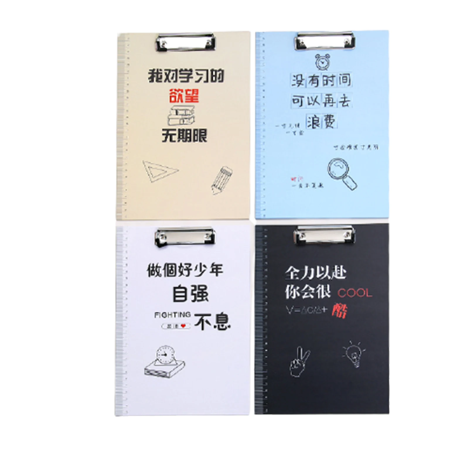 

Clipboards With Side Ruler Cute Durable Strong Flat Clip Office Supplies For Office Students