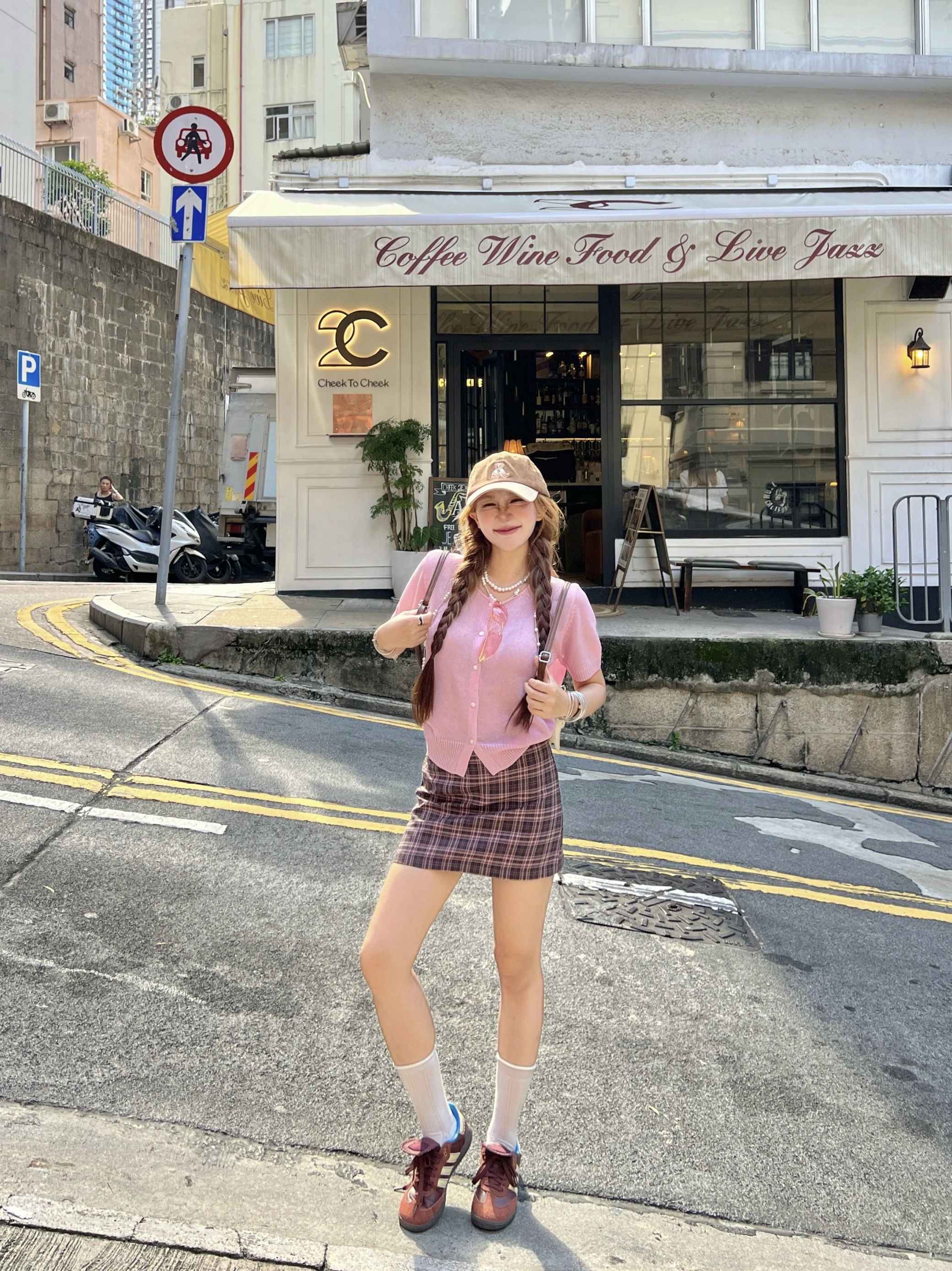 

NIIDAILY Sweet Retro College Sle A-Line Skirt Color Blo Plaid Wrap Body High Waist Knitted Summer 2025