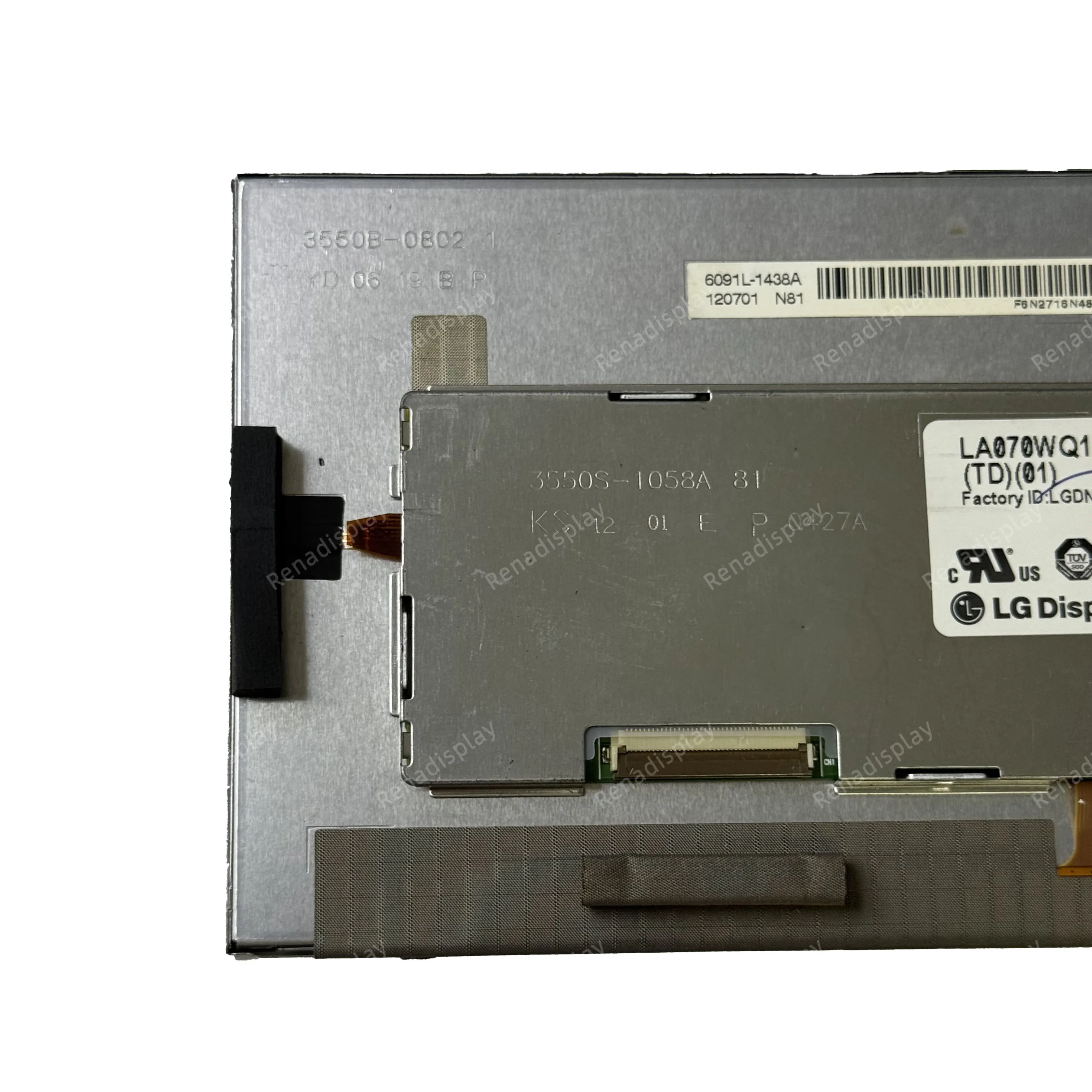 شاشة LCD 7 بوصة LA070WQ1 - TD01 لأوبل 2012 نهج 600 نافي الصوت والعلامات التجارية المتعددة للسيارات #5