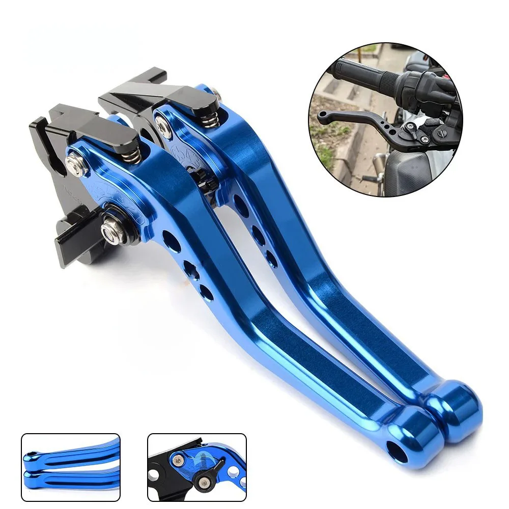 For Yamaha MT-03 2005-2014 Motorcycle Brake Clutch Levers Nice CNC Adjustable Short Modified Clutch Brake Lever Handle Grips Kit
