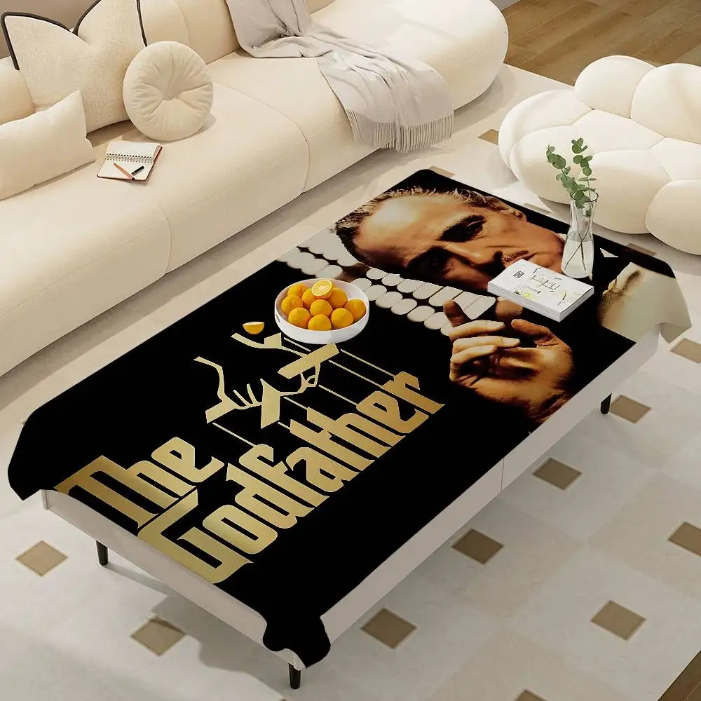 The Godfather Movie Tablecloth Tea Coffee Table Cloth Waterproof Cloth Wall Stove Rack Rectangular Wedding Banquet Home Decor