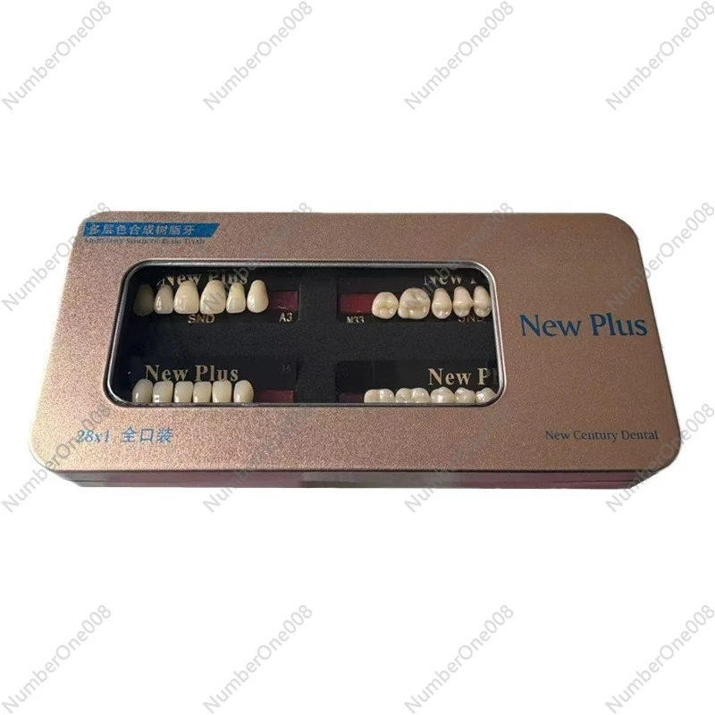 

New century multi-layer color synthetic resin tooth plastic steel tooth instant resin tray powder wax board red wax sheet