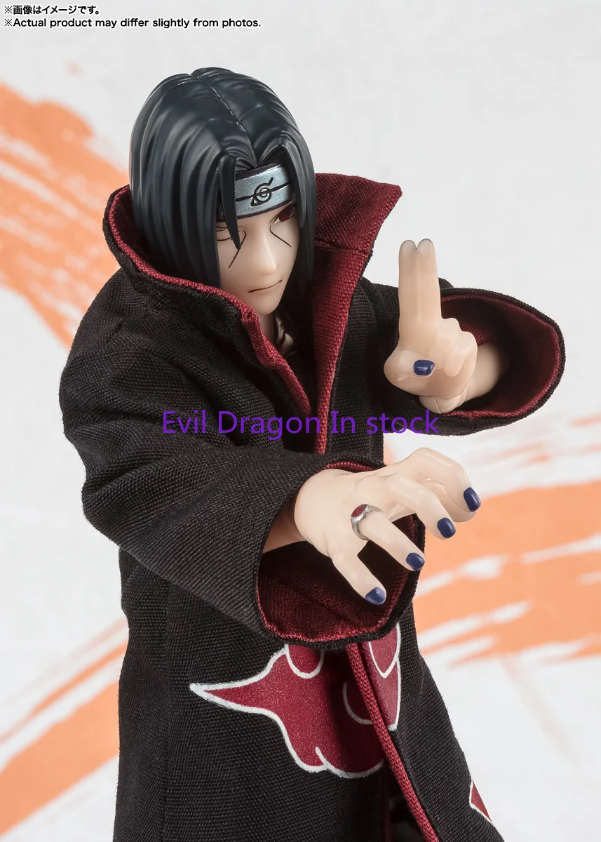 100% Original Bandai Sh Figuarts Shf Narutop 99 Edition Itachi Uchiha Action Figures Anime Model Toys Figura Pvc Gifts Naruto