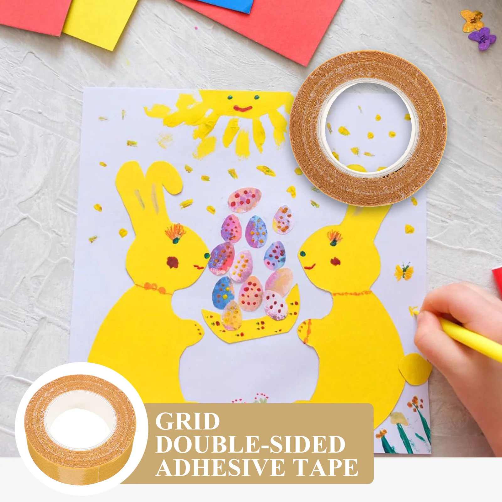 

10M Double Sided Carpet Tape Strong Adhesive Heavy Duty Mesh Tape for Wall Coverings Wallpaper Repair and DIY Projects