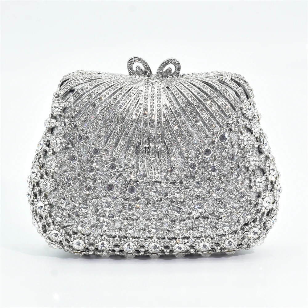 

New Italian fashion diamond evening clutch bag rhinestone party clutch bag party banquet carrying female bag