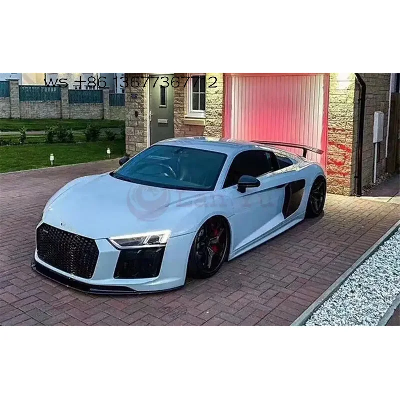 

Most Popular Upgrade Vorsteiner Style Body Kits R8 Carbon Fiber Front Rear Lip Side Skirts Spoiler Car Bumpers