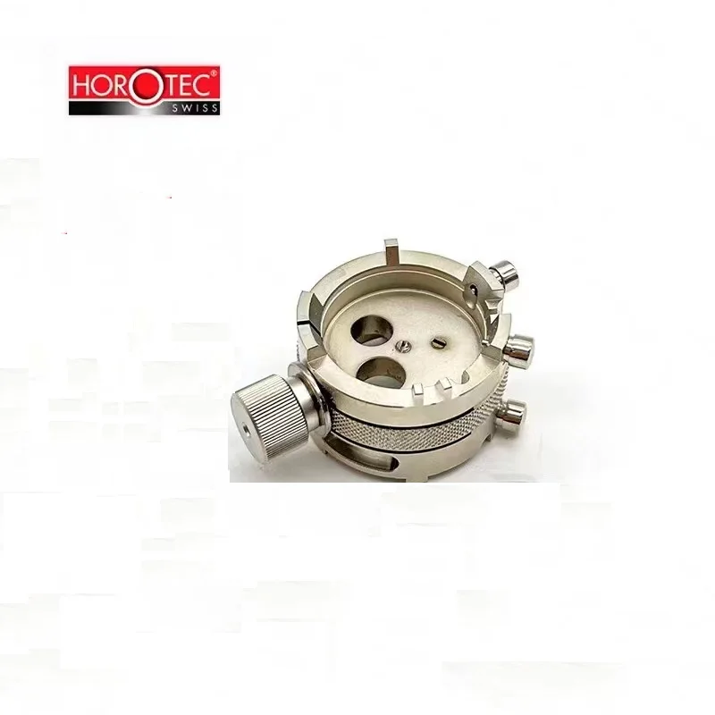 Horotec MSA09.012 Round Movement Holder with 6 Pushers and 2 Adjustable Screws