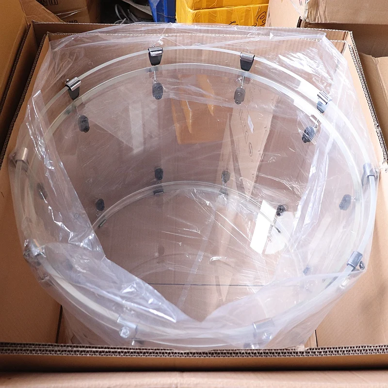 12x8 inch 16x16 inch 20x18inch acrylic drum floor completed drum transparent color