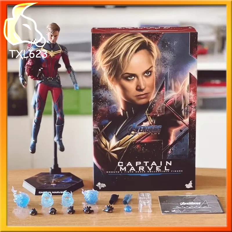 

Мстители 4 Капитан Marvel 1,0 2,0 Фигурка Модель игрушки Подлинные Hottoys Ht Mms575 Mms522 Mms521, Коллекционная слепая коробка, подарок