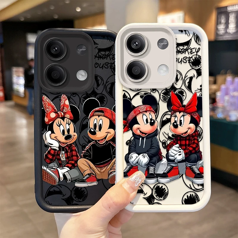 Disney Mickey Cartoon Phone Case for Xiaomi Redmi Note 13 12 Pro Plus 4G 5G 13C 12C Turbo 11 11S 10 10S 9 10A 10C 9C A2 A1 Cover