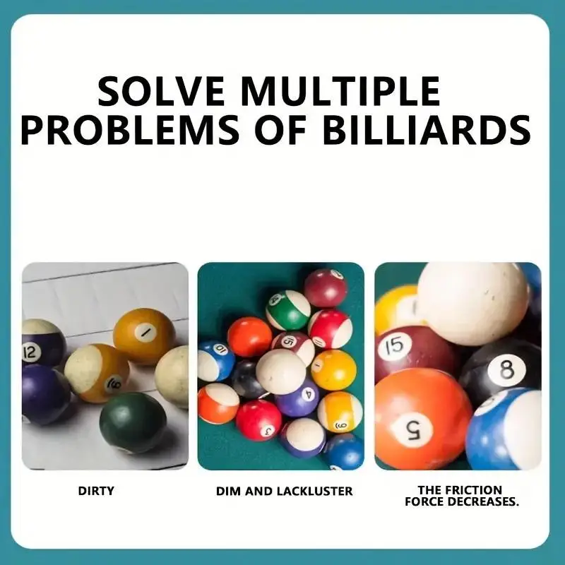 

Набор для чистки бильярдных шаров воском для полировки и восстановления бильярдных столов, 50 г, с губкой, простое решение для очистки