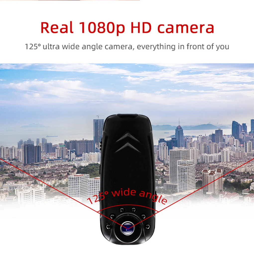 HD 1080P Camera Recorder Rechargeable Security Motion Detection Camcorder Collar Portable Car Bookcase Videos Equipment