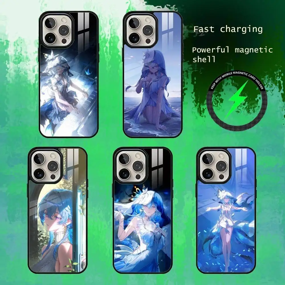 

W-Wuthering W-ave Shorekeeper Phone Case For iPhone17,16,15,14,13 Plus,Pro Max Magnetic For Magsafe Wireless Charging