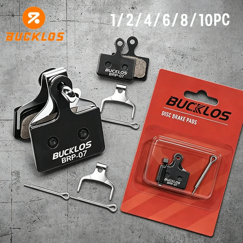 

BUCKLOS Resin Hydraulic Brake Pads for K03S K05S Wear-Resistant Brake Caliper Pads for BR-M910 Ultra Wearproof Disc Brake Pad