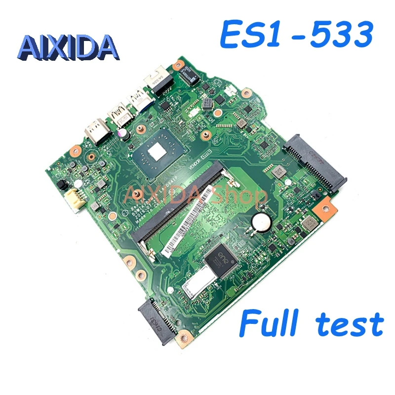 

AIXIDA NBGFT1100B NBGH411001 B5W1A B7W1A LA-D641P Main board for ACER aspire ES1-533 laptop motherboard DDR3 CPU onboard