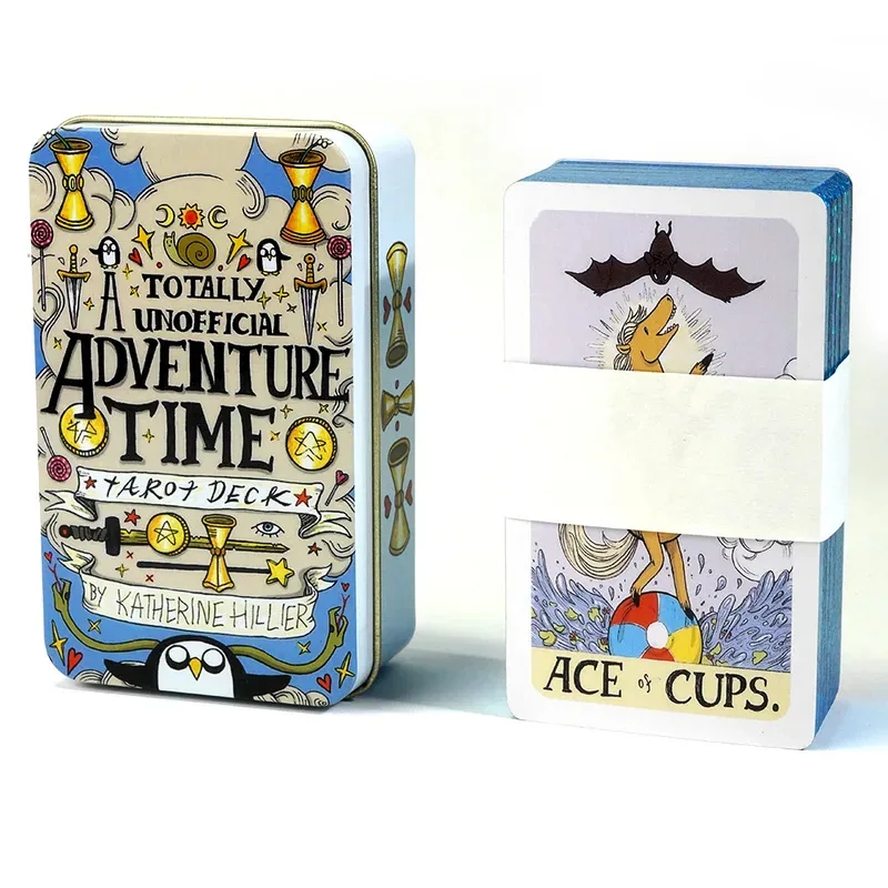 

High-Quality Tin Box Packing The Light Seers Tarot Card And Adventur Time Tarot Fate Divination Family Party Tarot Card Options