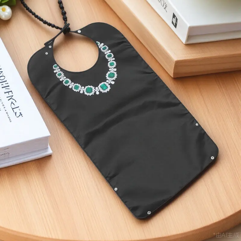 

Adult Waterproof Mealtime Bib for Elderly Men Women Washable Reusable Portable Eating Apron Drip Catcher Splash Proof Feeding