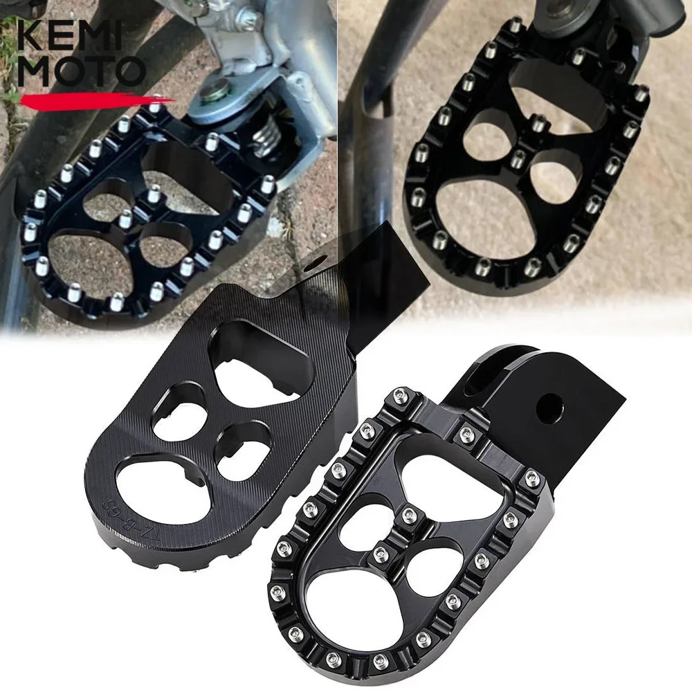 

KEMIMOTO For BMW R1200GS LC ADV F750GS F850GS Footpegs CNC Billet Wide Foot Pegs Pedals R 1200 GS Adventure Black Accessories