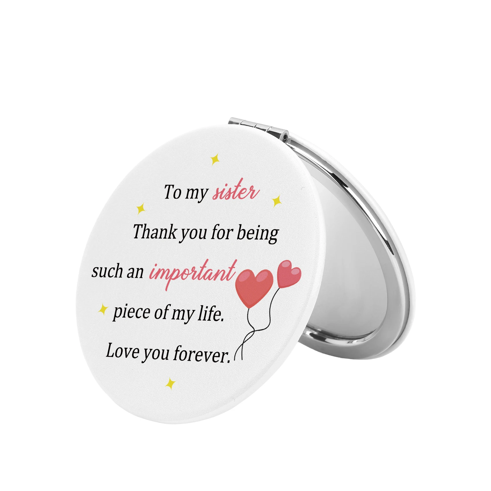 Foldable Makeup Mirror Portable Double-Sided Mirror Student Dormitory Desktop Small Gift Wholesale