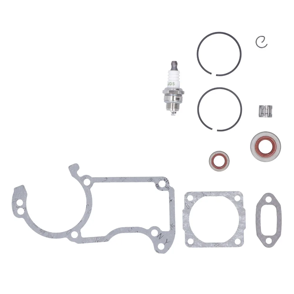Grey Cylinder Piston Kit Large Bore Compact Engine Rebuild Kit Easy to Install Metal Gasket Set for Stihl ms240 024 024av
