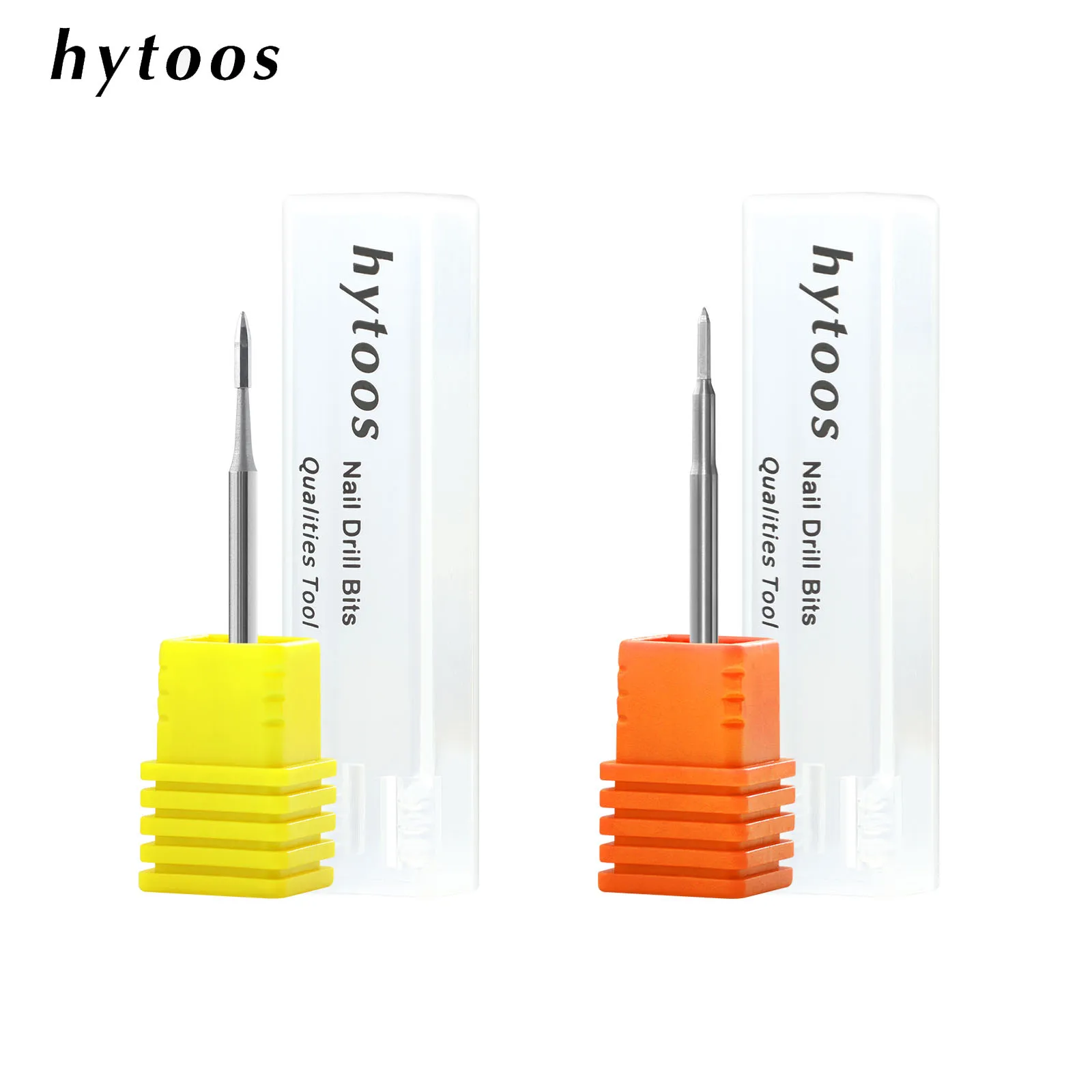 HYTOOS Hexagon Carbide Nail Drill Bits Cuticle Cleaner Flame Bit for Nail Drill Pro Manicure Dead Skin Removal Nail Prep Tools