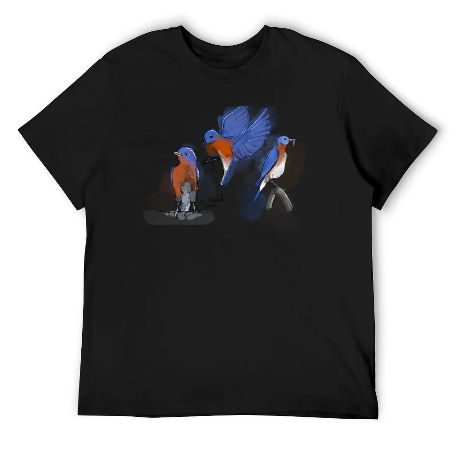 Eastern Bluebirds T-Shirt custom t shirt graphics mens graphic t-shirts anime