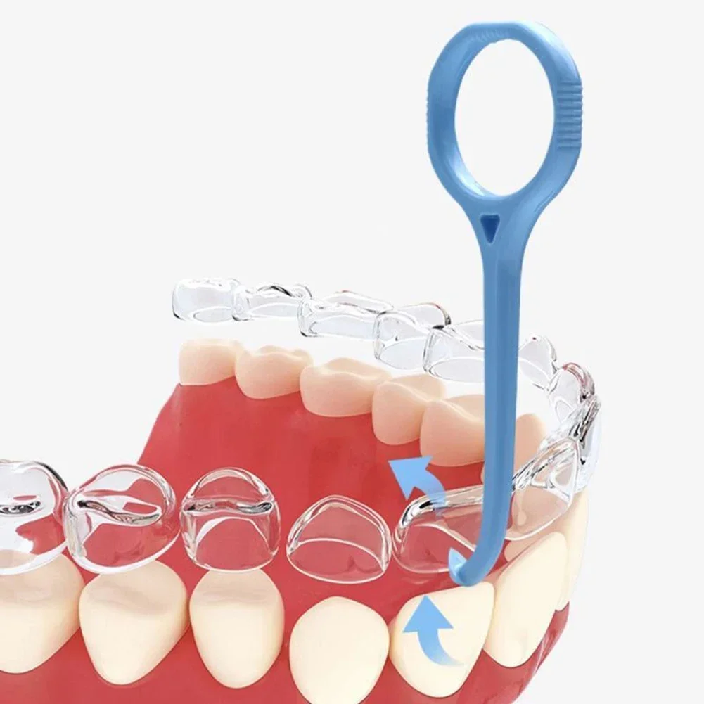 10Pcs Dental Brace Extractor Silicone Aligner Chewies Bite Orthodontic Aligner Removal Tool Kit Multi Scent Individual Packing