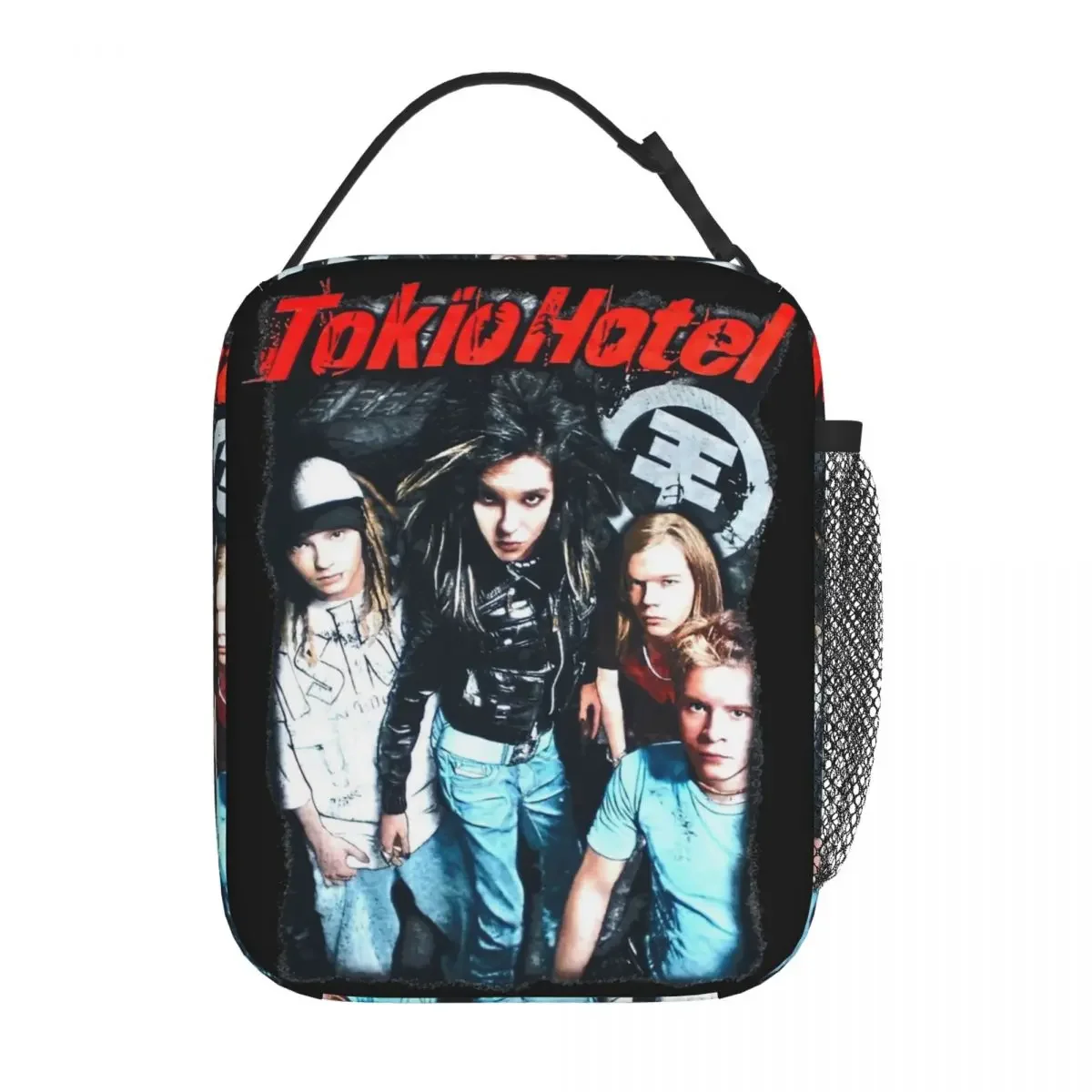 Y2K Tokio Hotel Insulated Lunch Bags High Capacity Band Music Reusable Cooler Bag Tote Lunch Box Beach Picnic Men Women