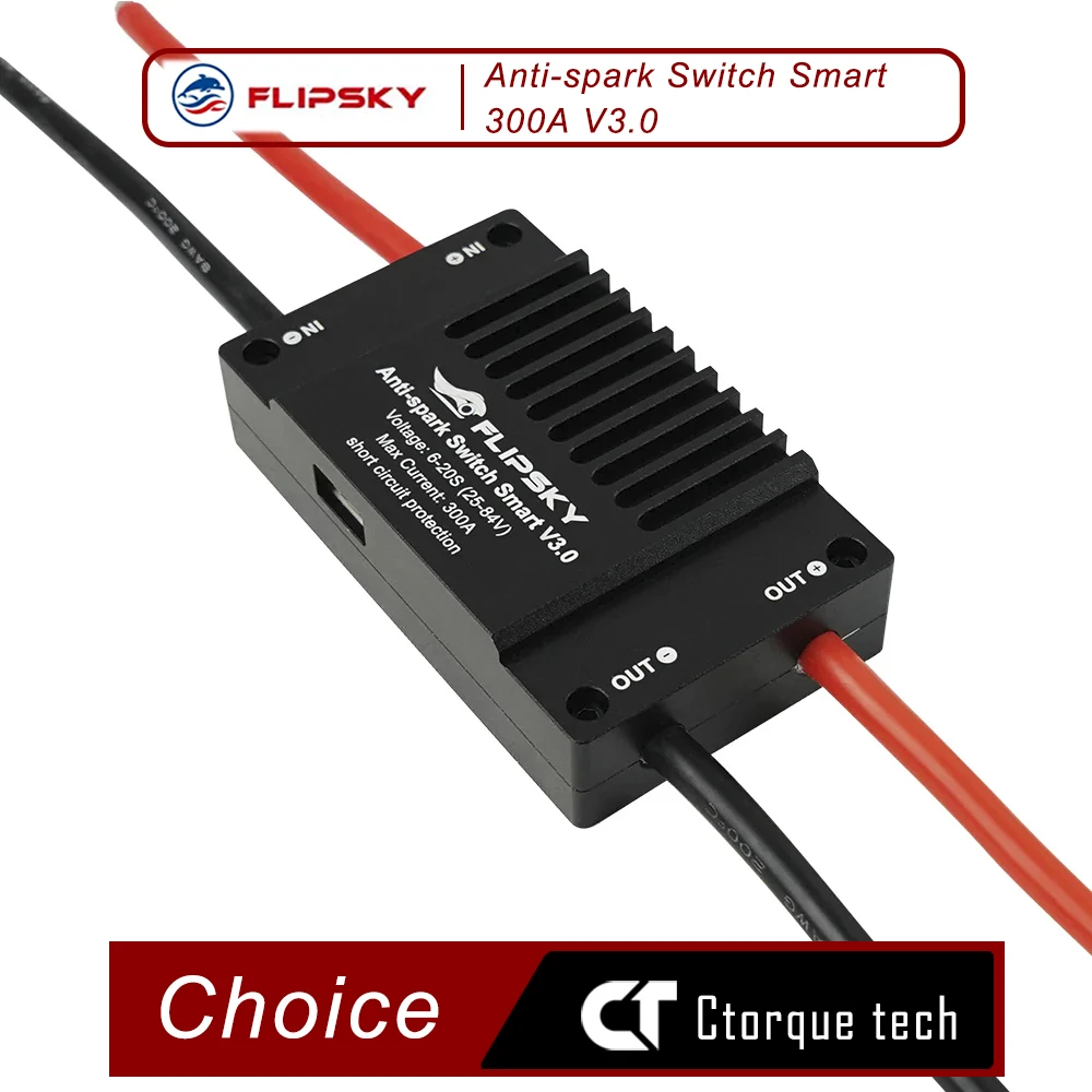 

Антиискровой переключатель Flipsky Smart 300A V3.0 для электрического скейтборда/электрических досок для серфинга/радиоуправляемых автомобилей/электрических картин/роботов
