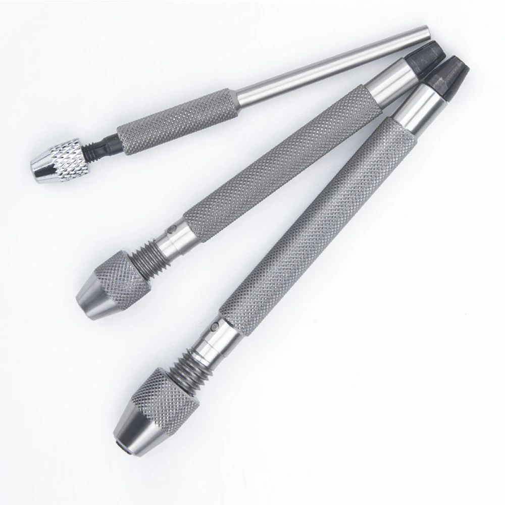 DB.6892 3 IN 1 Stainless Steel Heavy Duty Swivel Screwdriver Drill Pin Vise Watch Crown Tube Chuck Tools For Watchmakers