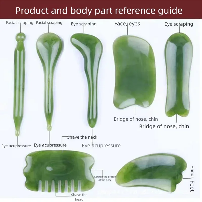 الجسم الوجه غوا شا أدوات كشط تدليك رئيس مدلك فروة الرأس مشط نقطة الوخز التخليص عصا ميريديان مدلك منتج تجميل